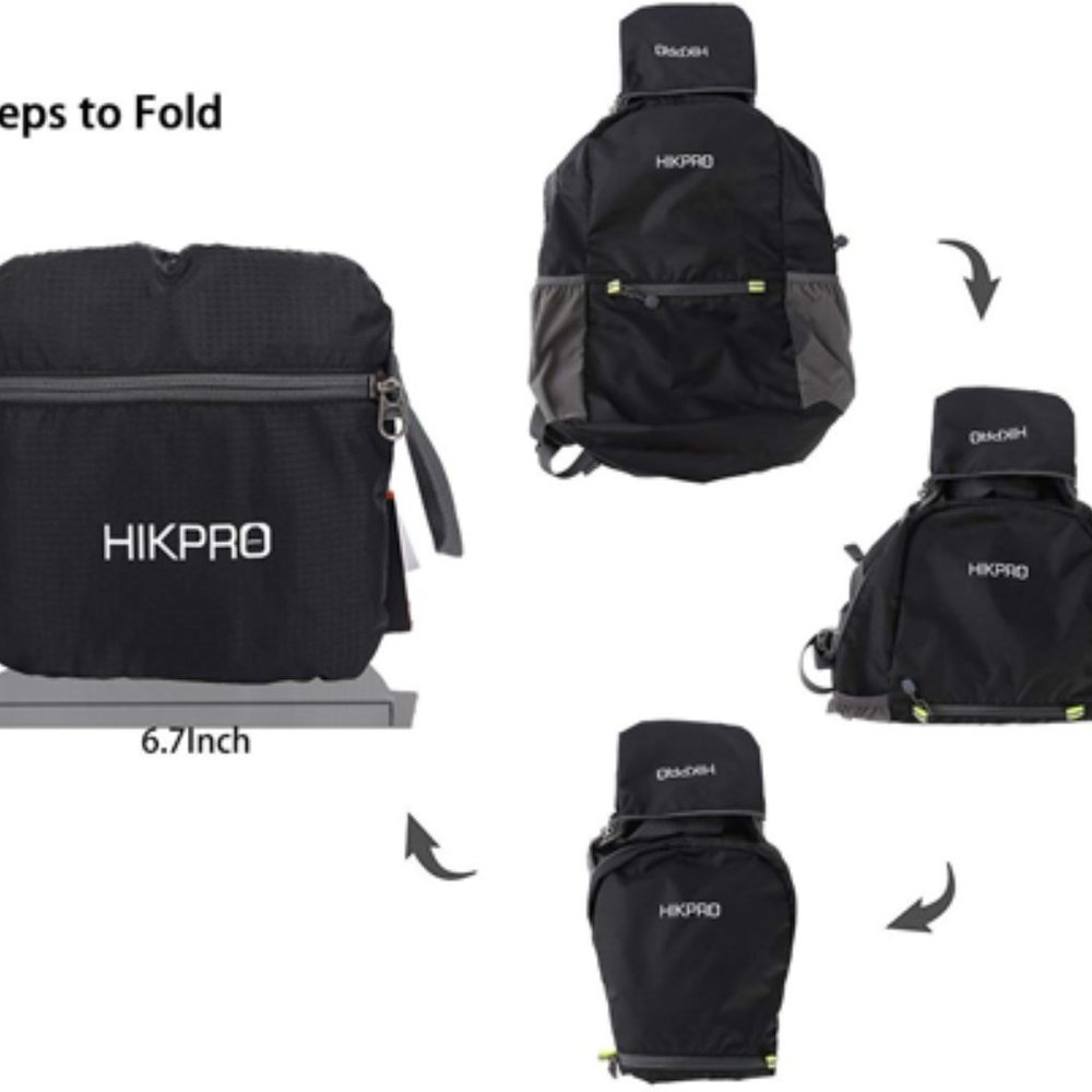 Hikpro 20L Durable Lightweight Packable  Backpack